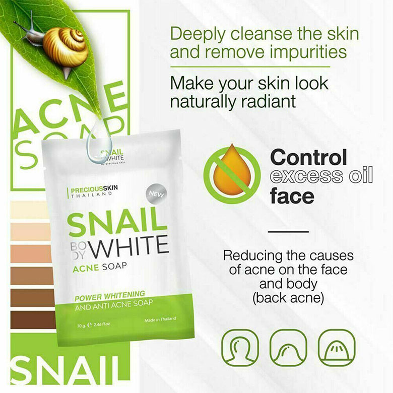 Snail white on sale acne soap